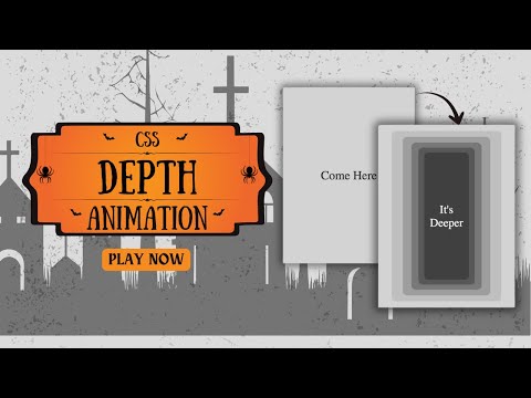 Unique Depth Card Hover Animation Using Only HTML & CSS | Layered UI Hover Effect Tutorial