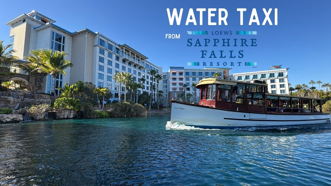 Boat Ride from Sapphire Falls to Universal CityWalk