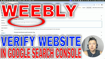 ✅ Hoe u uw Weebly-website kunt verifiëren in Google Search Console 🔴