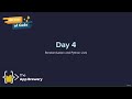 30 Day 4 Goals what we will make by the end of the day