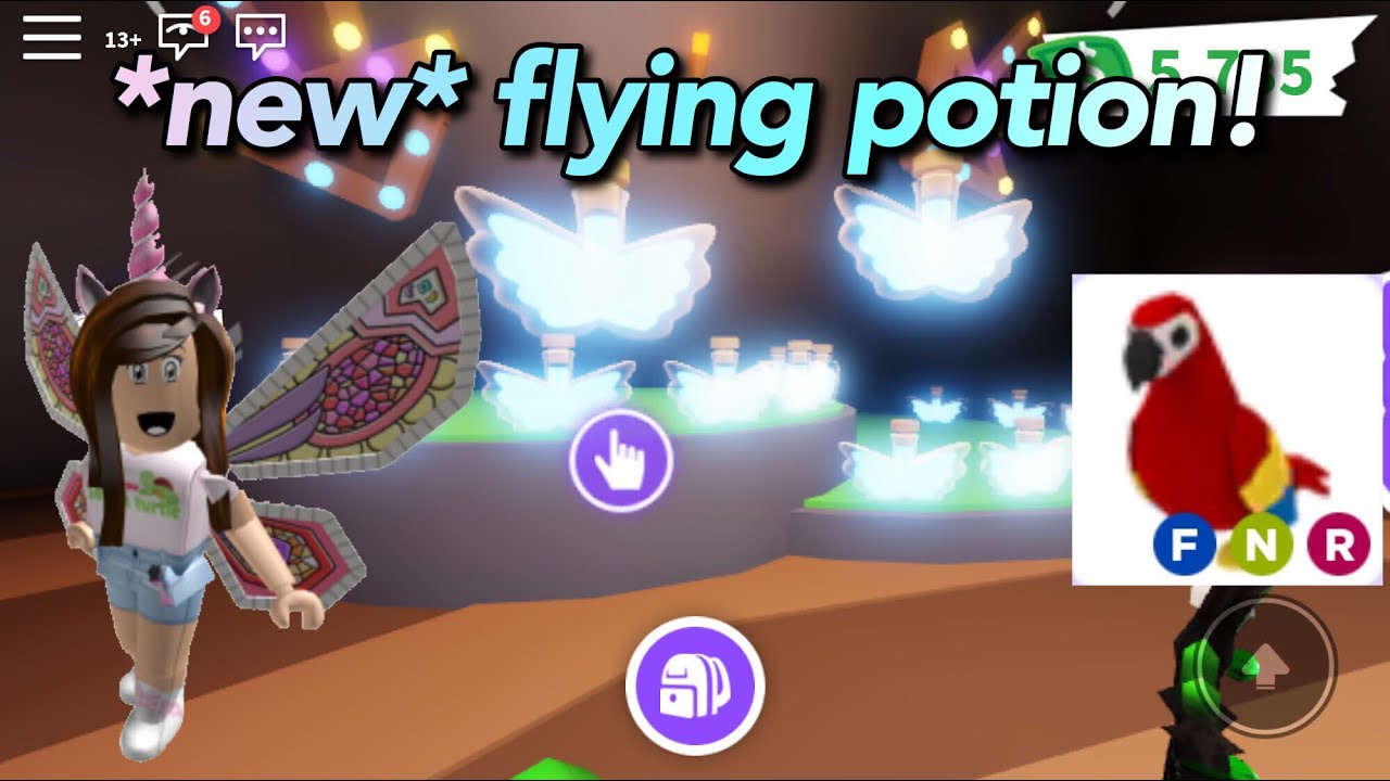 New Flying Potion Update Roblox Adopt Me Youtube
