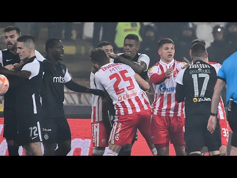 Tuča igrača Crvene zvezde i Partizana, Rikardo udario Erakovića