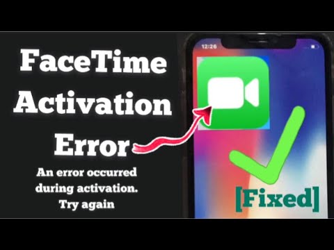 FaceTime Activation Problem