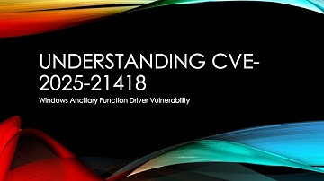 Understanding CVE-2025-21418: Windows Ancillary Function Driver Vulnerability