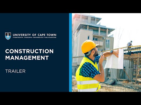UCT Construction Management Online Short Course | Trailer