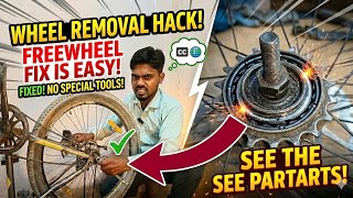 Bicycle Freewheel Experiment: Disassembly &amp; Hidden Parts!I Opened A Bicycle Freewheel To See What's