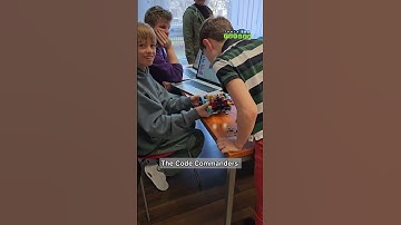 The Code Commanders competing at the World Robot Olympiad