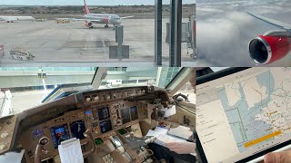 Jet2 oldest Boeing 757 (cockpit tour!) Alicante to Manchester G-LSAI