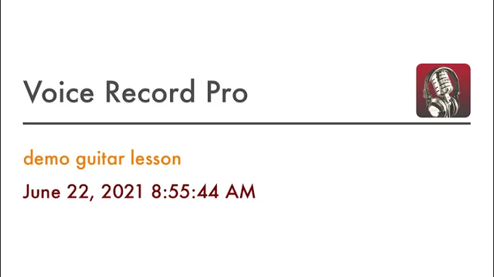 demo guitar lesson