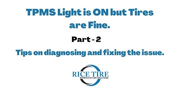 Diagnosing Why a TPMS Light Is On but Tires Are Fine Part-2