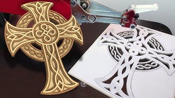 Celtic cross - scroll saw pattern