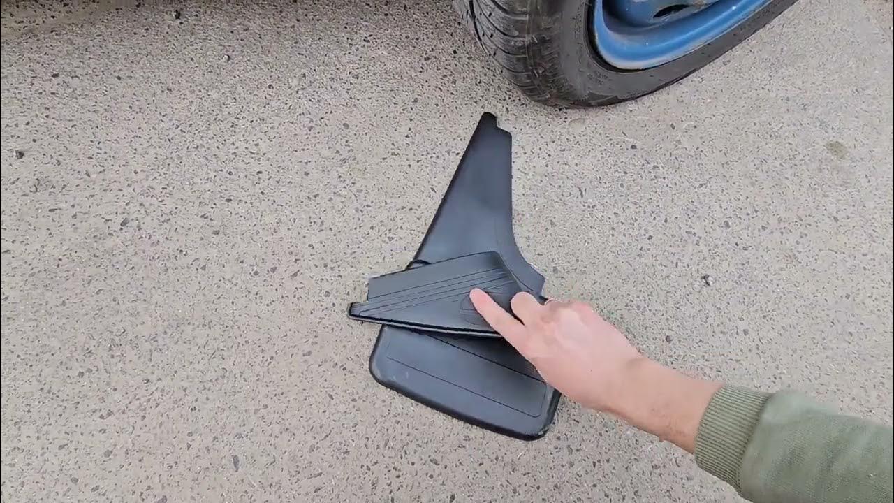 брызговики ниссан микра 03-10г к12 перед - YouTube