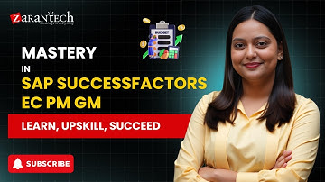 Mastery in SAP SuccessFactors EC PM GM | ZaranTech