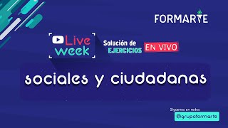 🔴 Solución de ejercicios tipo ICFES: SOCIALES Y CIUDADANAS | #LiveWeek