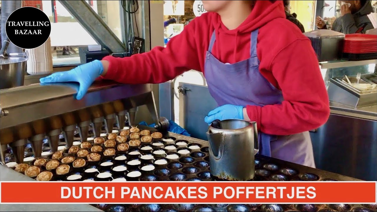 🌎 Dutch Pancakes Poffertjes Rotterdam Netherlands YouTube