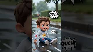 Wet Ground After Rain Can Be Dangerous 🌧️⚠️ | Toddler Safety Lesson | Captain Safe Kids