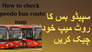 How to check speedo bus map for Lahore screenshot 3