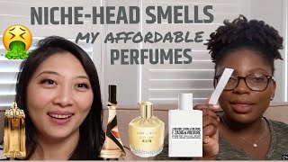 A FELLOW YOUTUBER SMELLS MY PERFUMES PT1 *Nerve-wrecking *  | Experiencing Fragrances With Amina