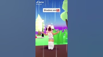 Which one shaders or no shaders  #shaders #robloxshaders #robloxedit #richroblox #shorst