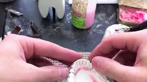 Bending labial bow from 4-4 on Mandibular Hawley speed x4