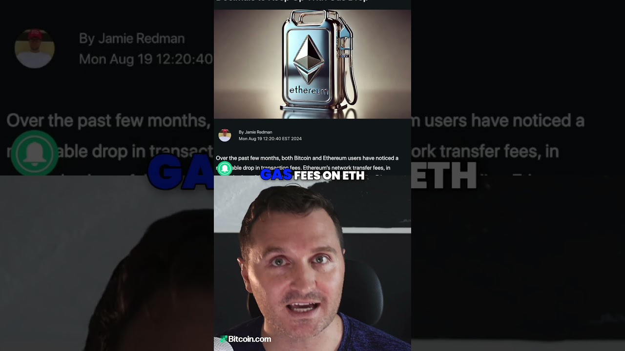 Ethereum gas fees drop below 1 Gwei as activity shifts to Layer 2s - YouTube