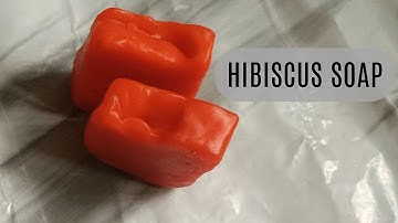 Hibiscus Cold Process Soap | Natural Soapmaking
