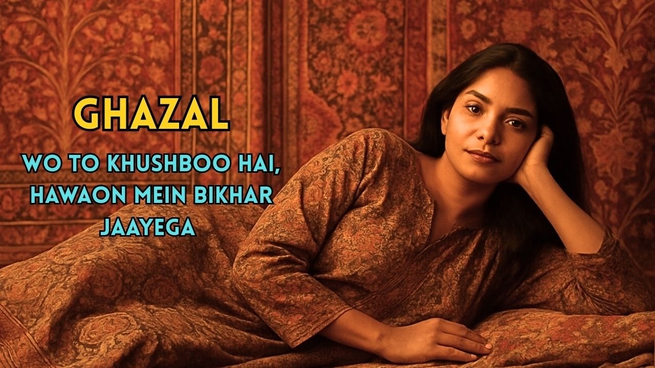 Wo To Khushboo Hai, Hawaon Mein Bikhar Jaayega | Ghazal by Parveen Shakir