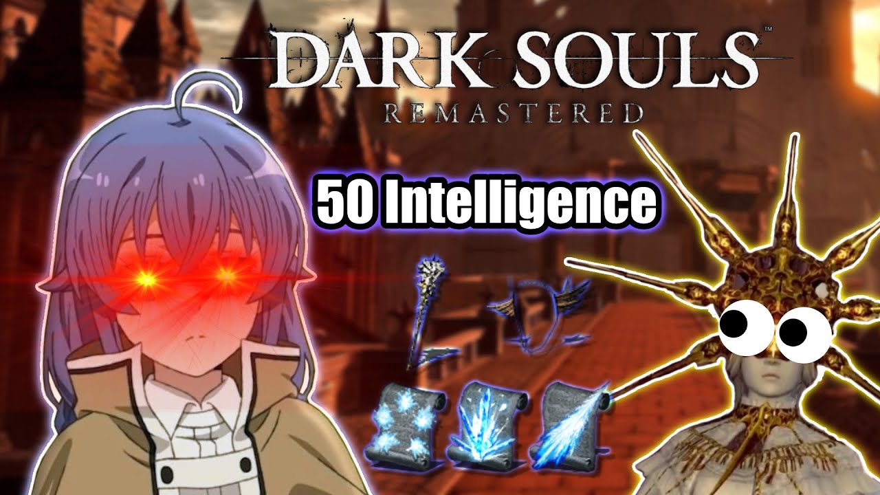 Twitch Highlights: Roxy in Dark Souls with 50 intelligence build