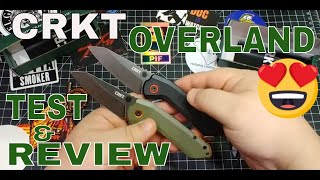 CRKT OVERLAND X 2: SMKW VERSION V. NORMAL: BLACK V. GREEN.