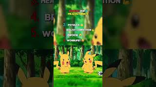 Ranking Top 5 Pikachu Mimics Moments