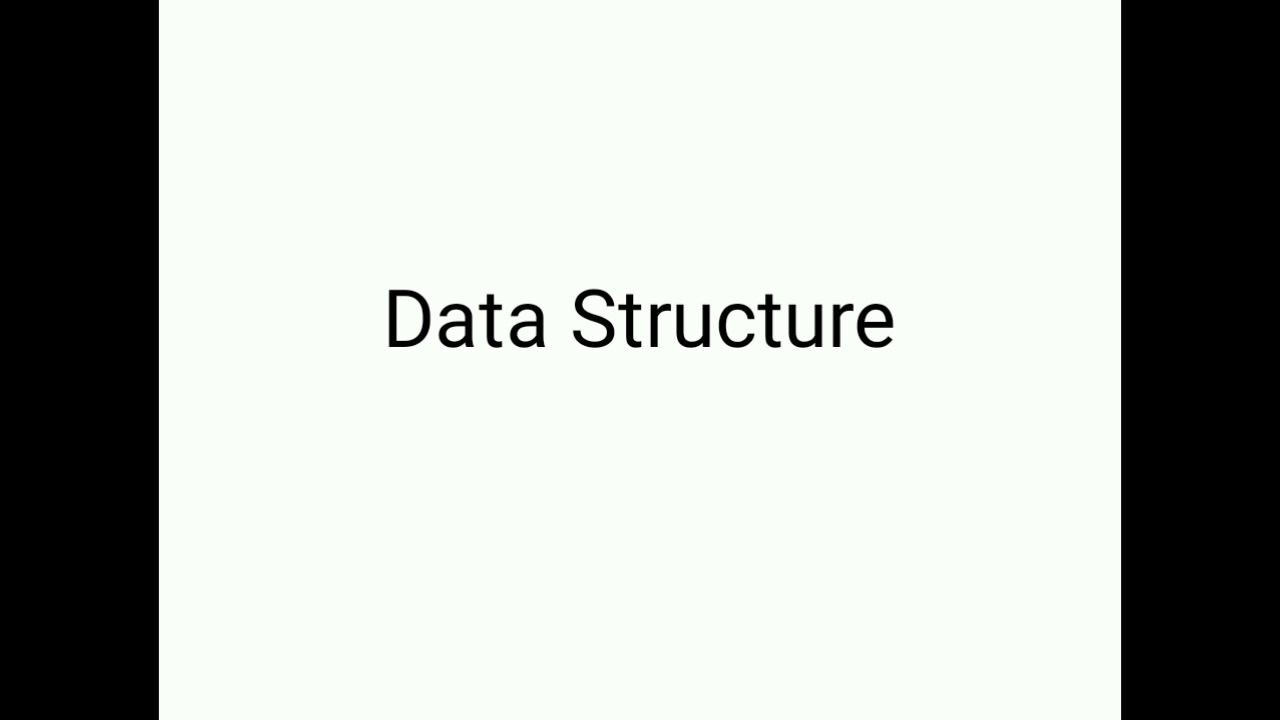 Data Structure Introduction - YouTube