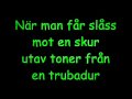 Magnus Uggla - Trubaduren with Lyrics,Text.wmv