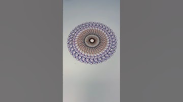 🌈"Creating Stunning Spirographs - Watch the Magic!"🌈 #artwork #relaxing #relaxart #asmr