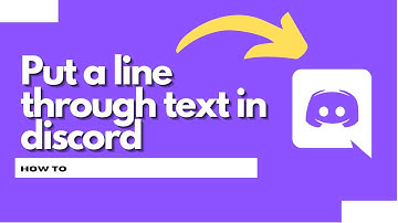 How to put a line through text in discord 2023