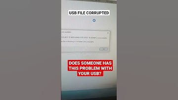 The file or directory is corrupted and unreadable? DOES SOMEONE ELSE HAS THIS PROBLEM WITH YOUR USB?