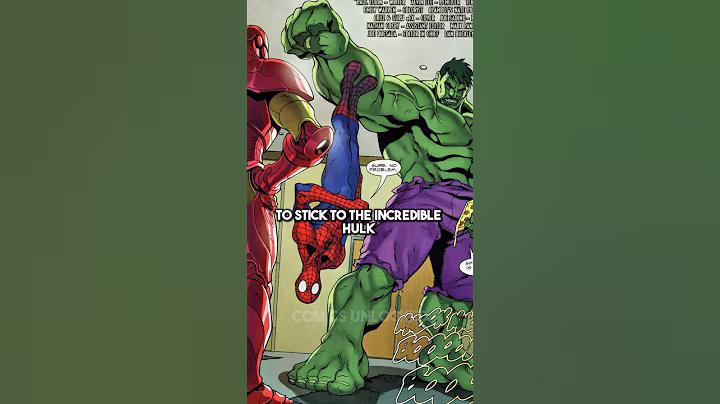 Spiderman Walks On Hulk