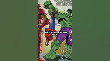 Spiderman Walks On Hulk