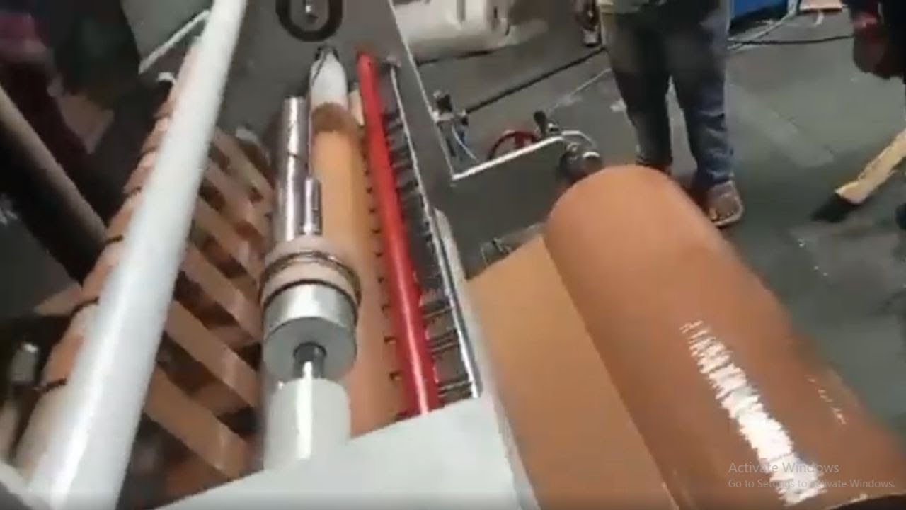 BOPP Tape Slitting Machine, Mini BOPP Tape Cutting Machine, BOPP Tape Slitting Machine