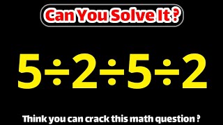 What’s the Answer? Most People Get This Math Question Wrong!