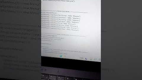 PEMROGRAMAN JAVA MENGENAI APLIKASI SEDERHANA DI SEBUAH RESTORAN MAKANAN.