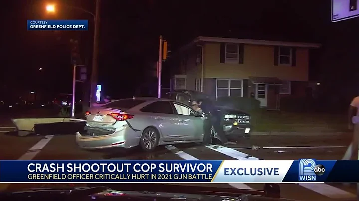 Greenfield officer injured during gun battle speak...