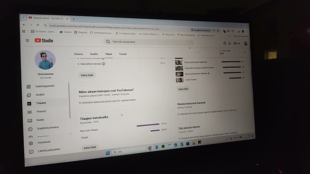 Kiitos tilaajille ja katselijoille.
