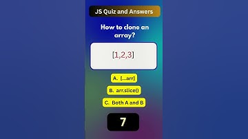 JS Quiz 31 of 1000 | JavaScript Quiz and Answers | Web Development Skills