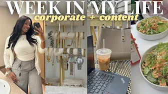 WEEK IN MY LIFE AS AN ENGINEER | balancing content & my 9-5, 1st day at a new job, new brand deals??