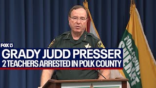 Grady Judd Press Conference on arrest of Polk County teacher