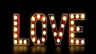 Light Bulb Love Sign