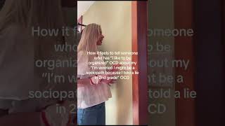 How it feels to talk to someone about ACTUAL OCD