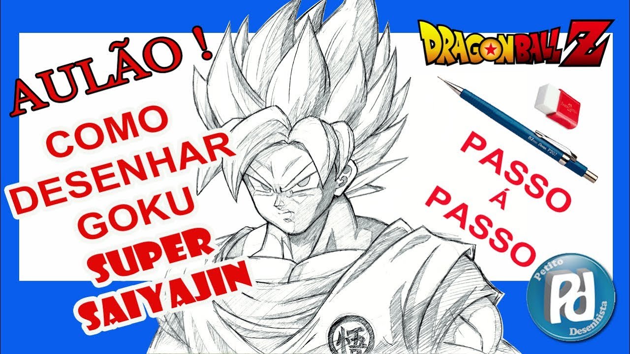 Como desenhar GOKU super saiyajin… #animes #drawing #realista #fyy