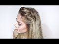 КАК КРАСИВО И ОБЪЕМНО УБРАТЬ ВОЛОСЫ ОТ ЛИЦА ЗА 1 МИНУТУ? | 1 MINUTE EASY SIDE PUFF HAIRSTYLE