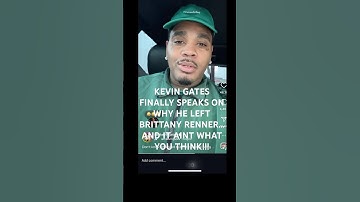 “Kevin Gates finally speaks on why he left Brittany Renner… and it ain’t what you think 👀💔 #shorts